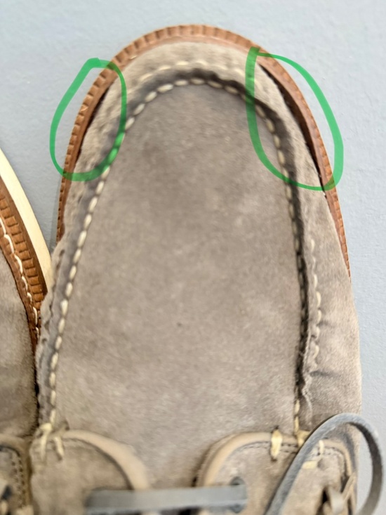 John Varvatos Grey Suede Boat Shoes - Handmade in Portugal - Size 10 main image 4